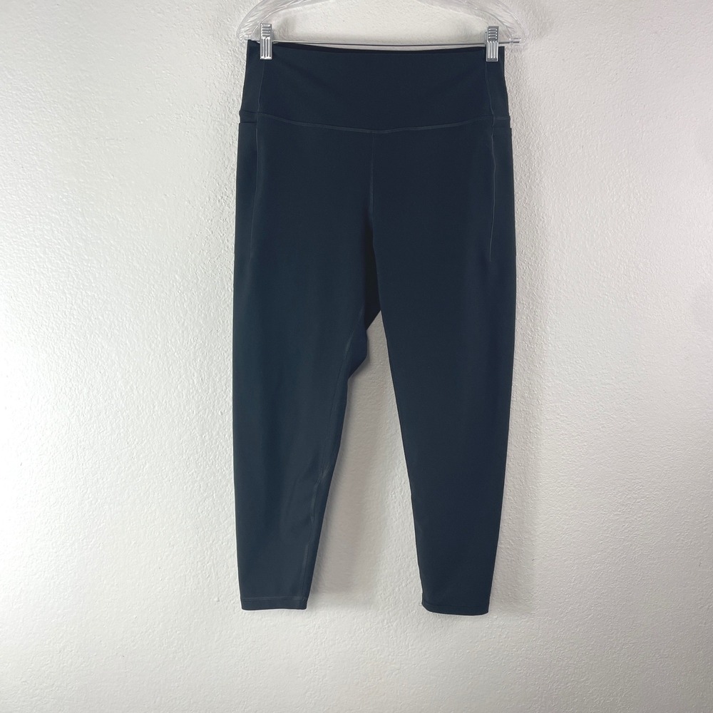 Abercrombie YPB sculptLUX Leggings XL Short Black Pockets High Waist Activewear
